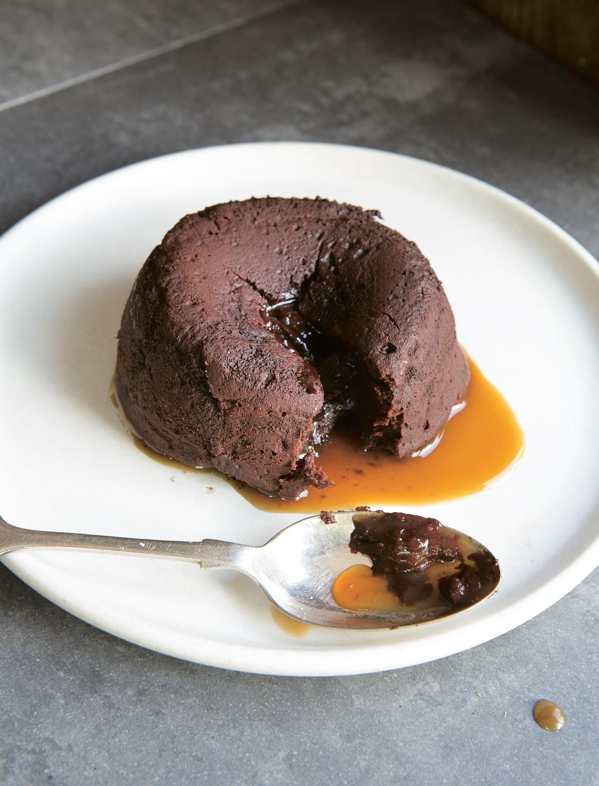 Chocolate and Salted Caramel Fondant- Hot Cake