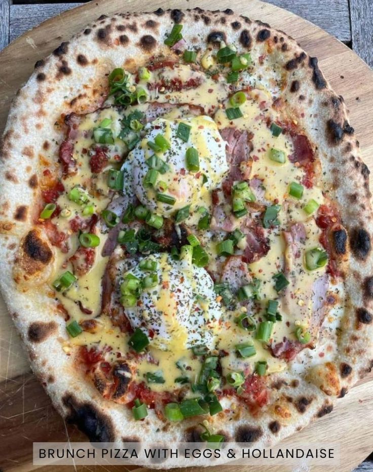 Egg Benedict Pizza