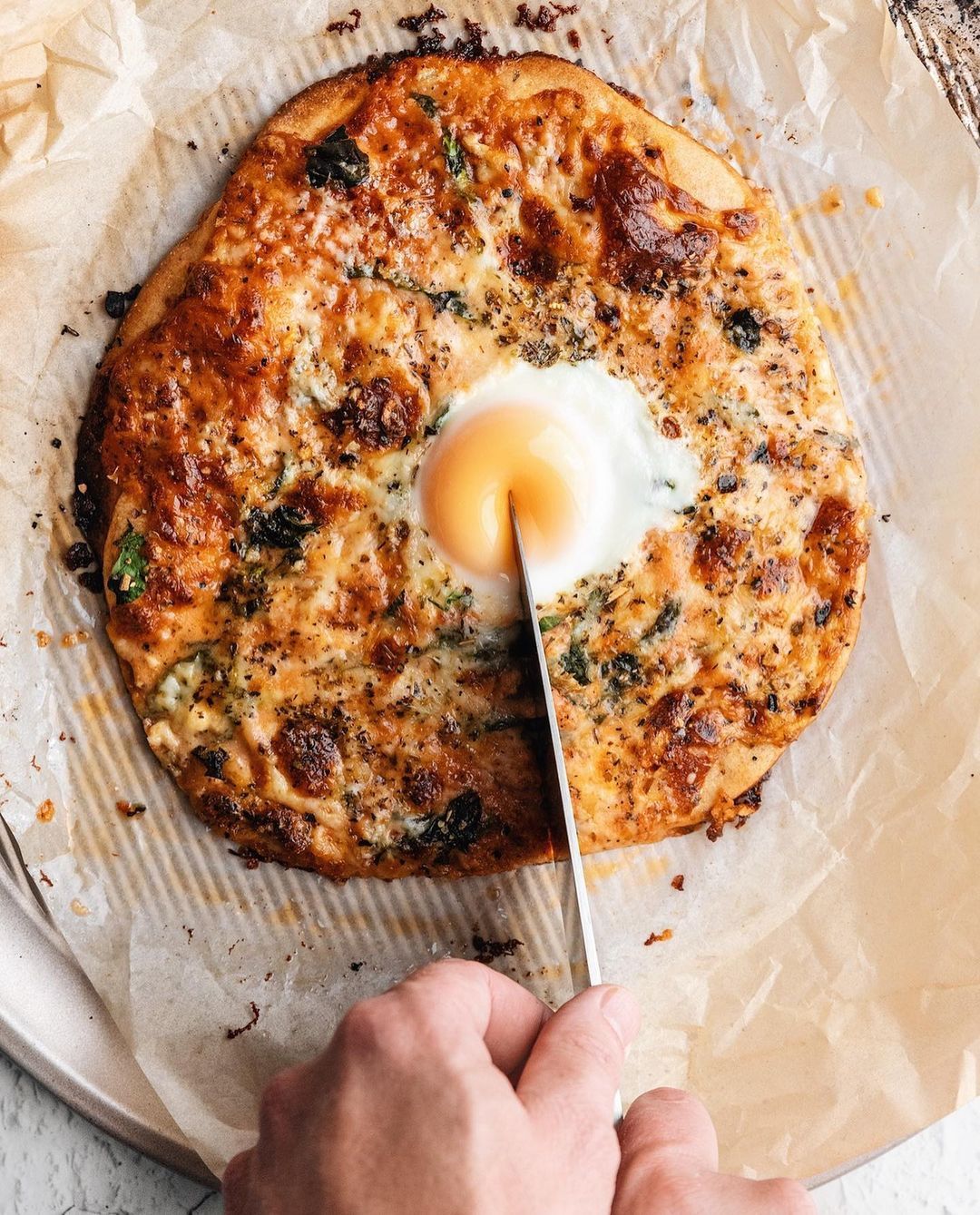 Egg Royale Pizza