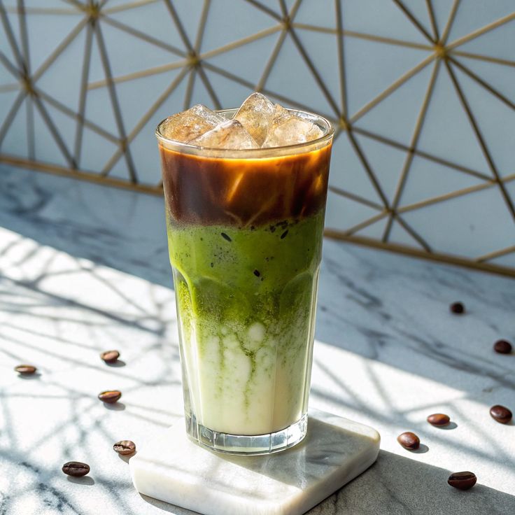 Green Matcha Coffee Original Greek Nescafe Frappe