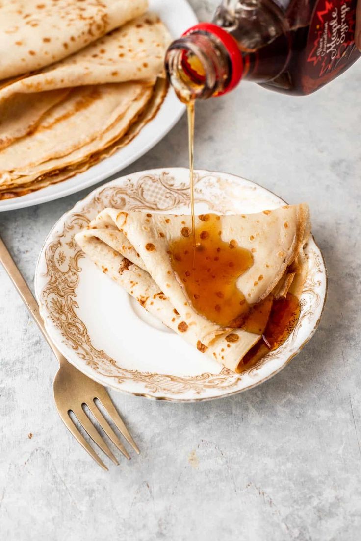 Maple Syrup Crepe