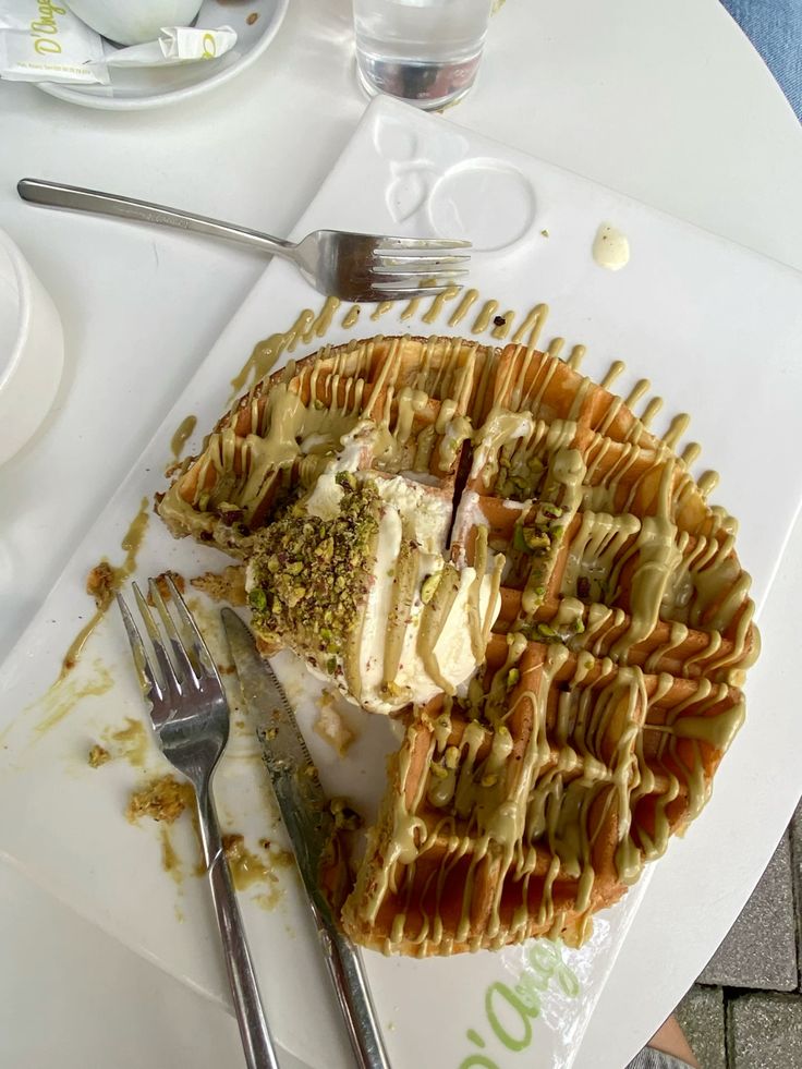 Pistachio Waffle