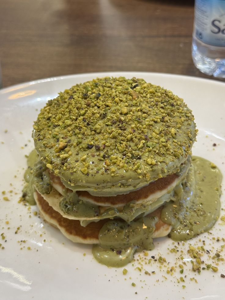 Pistachio American Pancakes