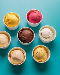 Clotted Cream Amareto Gelato Scoop