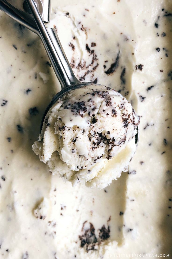 Stracciatella Gelato Scoop