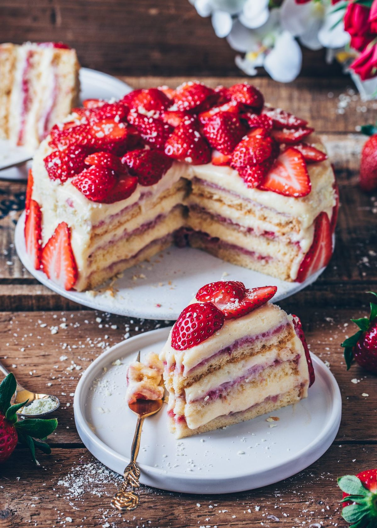 Strawberry Gateau