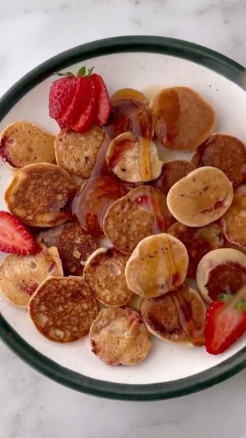 Strawberry Jam MIni Pancakes