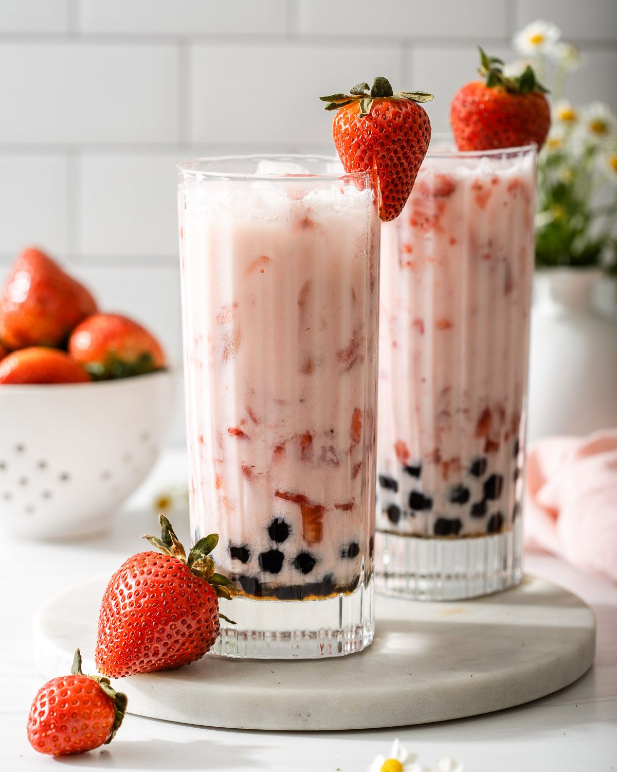 Strawberry Milky Bubble Tea