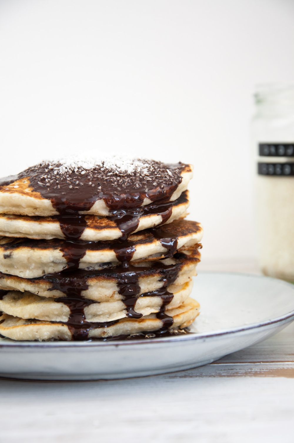 Vegan Chocolate American Pancakes