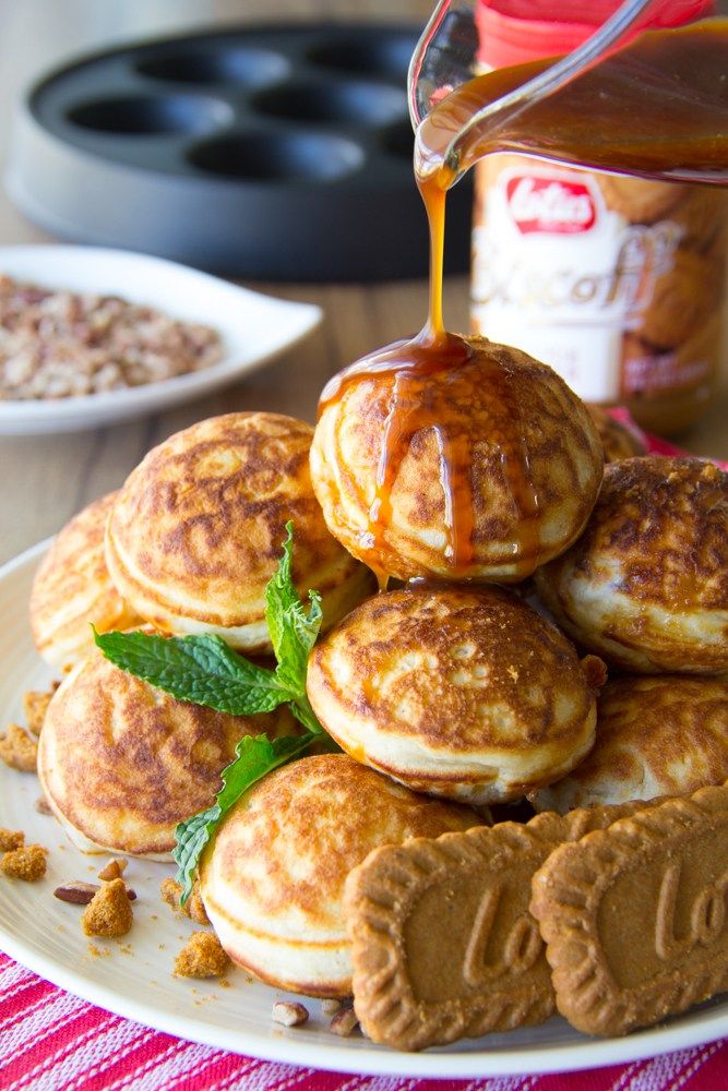 Vegan MIni Pancakes -Biscoff