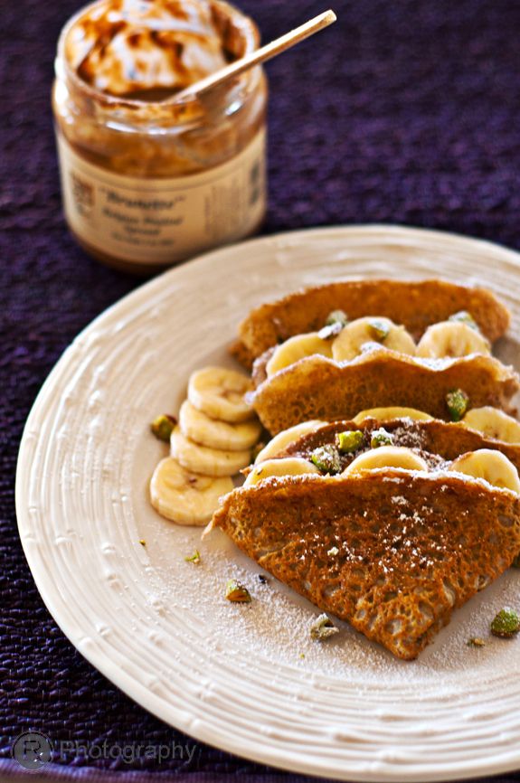 Vegan & Gluten Free Peanut butter Crepe