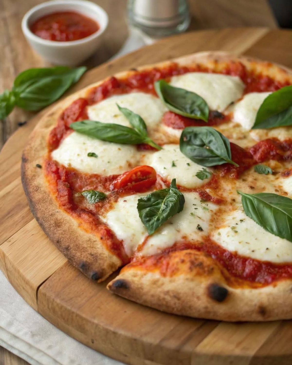 White Double Mozzarella Pizza