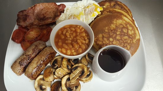 American Pancake Veg Full English Breakfast