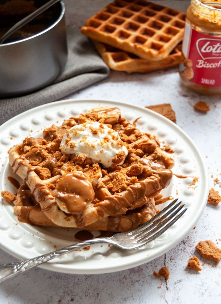 Biscoff Waffle