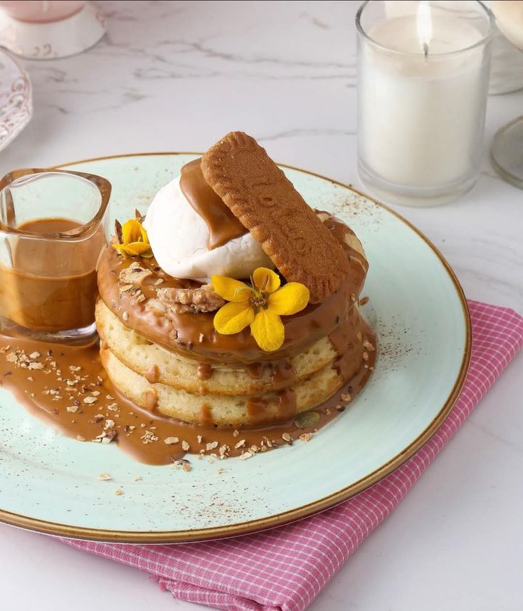 Biscoff Mini Pancakes