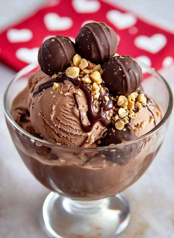 Ferrero Rocher Gelato Scoop