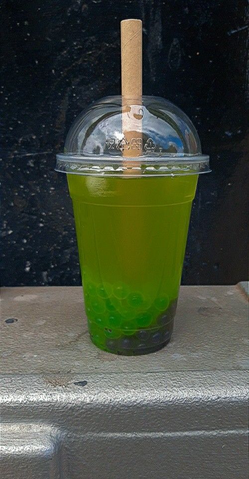 Green Apple fruity Bubble Tea