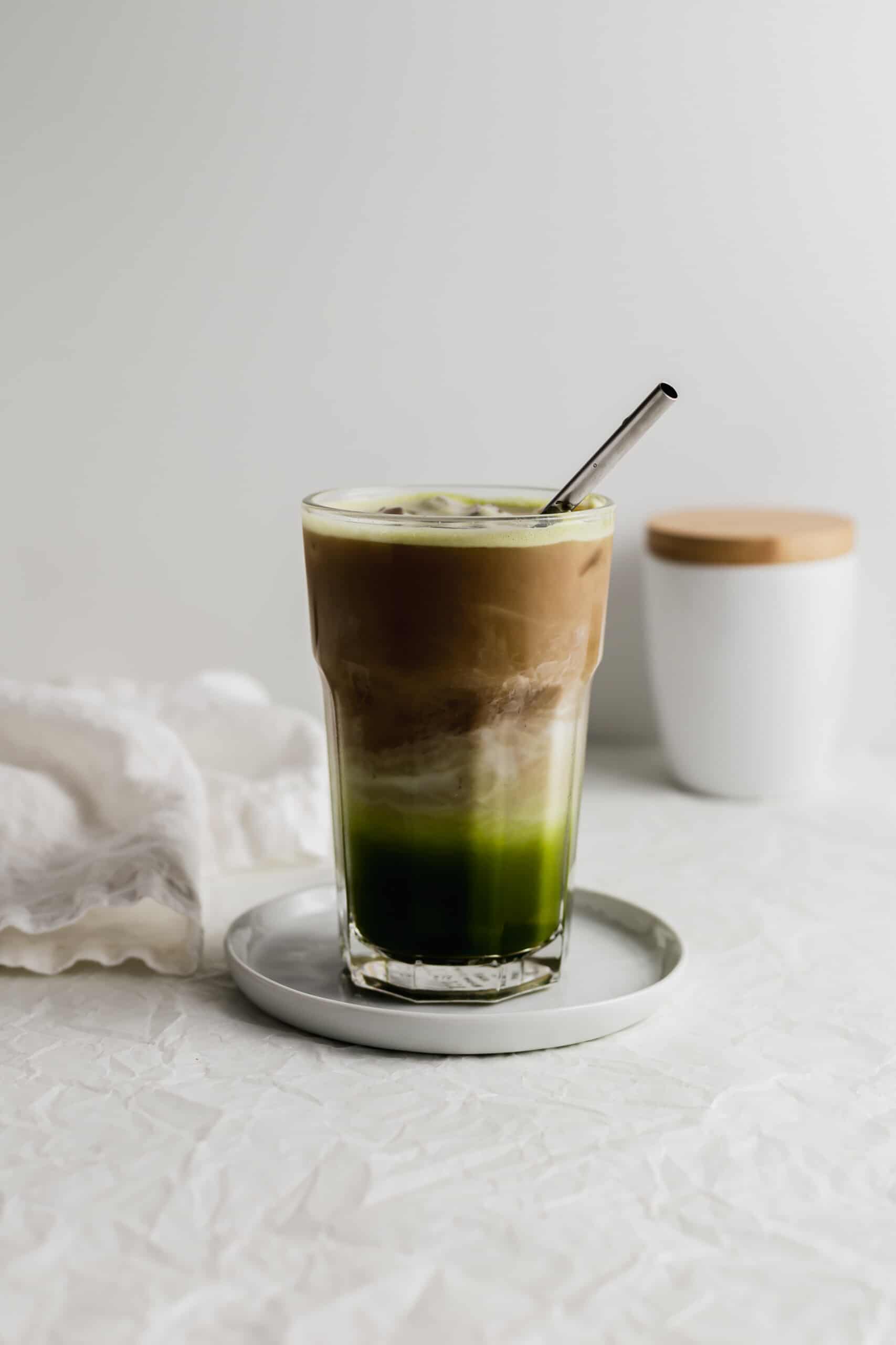 Green Matcha Iced Hot Chocolate