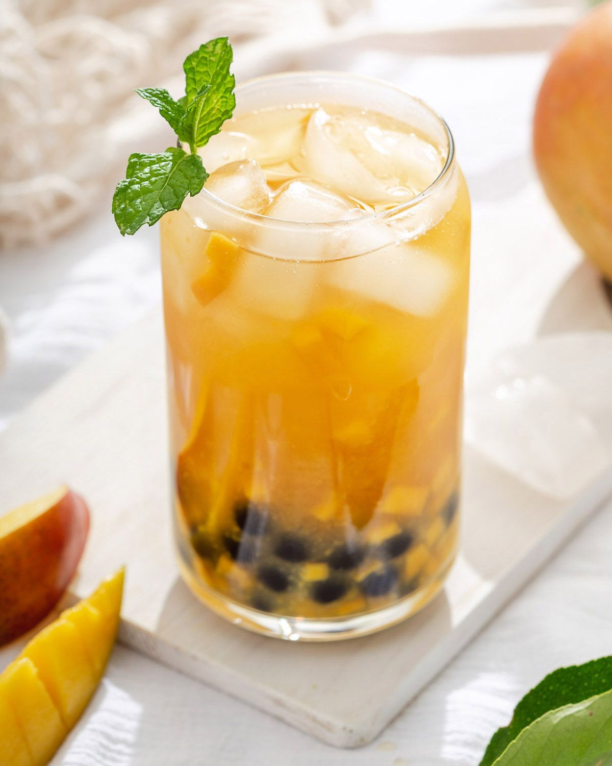Mango Fruit Bubble Tea