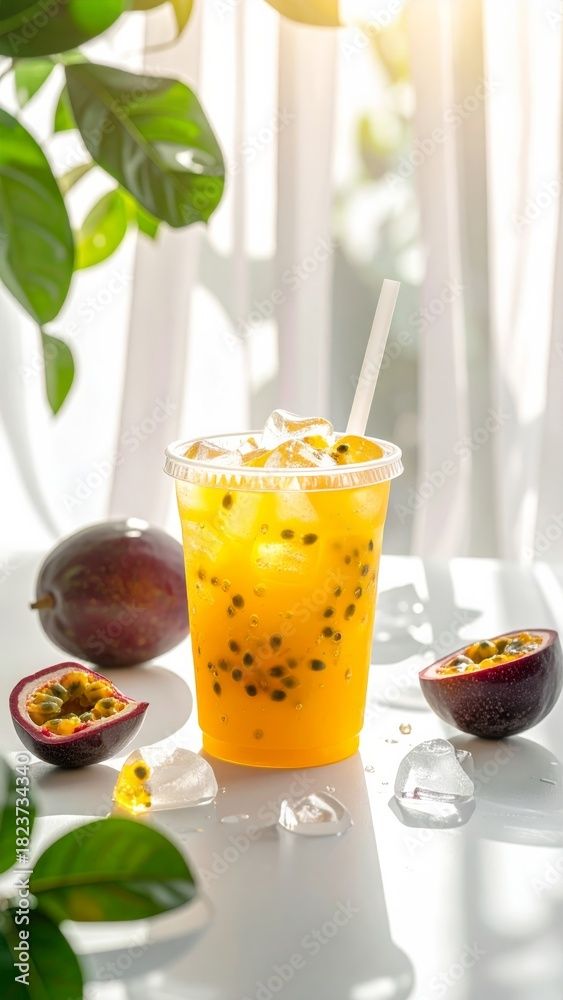 Passion Fruit Fruity Bubble Tea