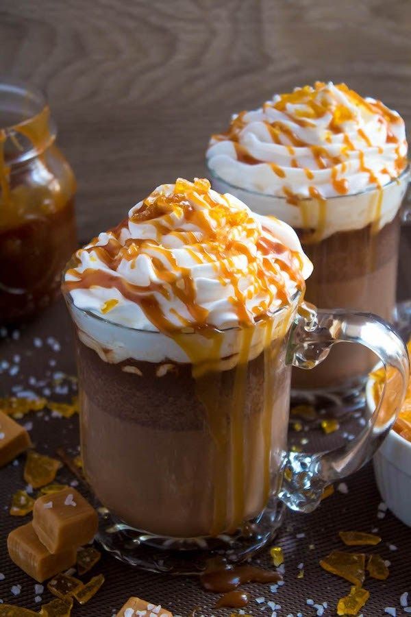 Salted Caramel Hot Chocolate