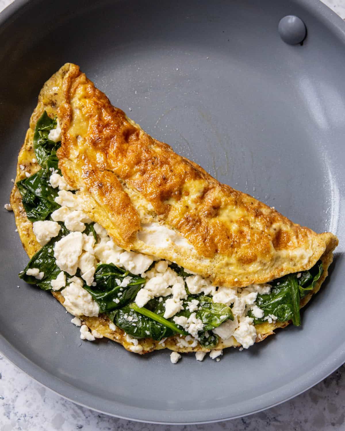 Spinach & Feta Omelette