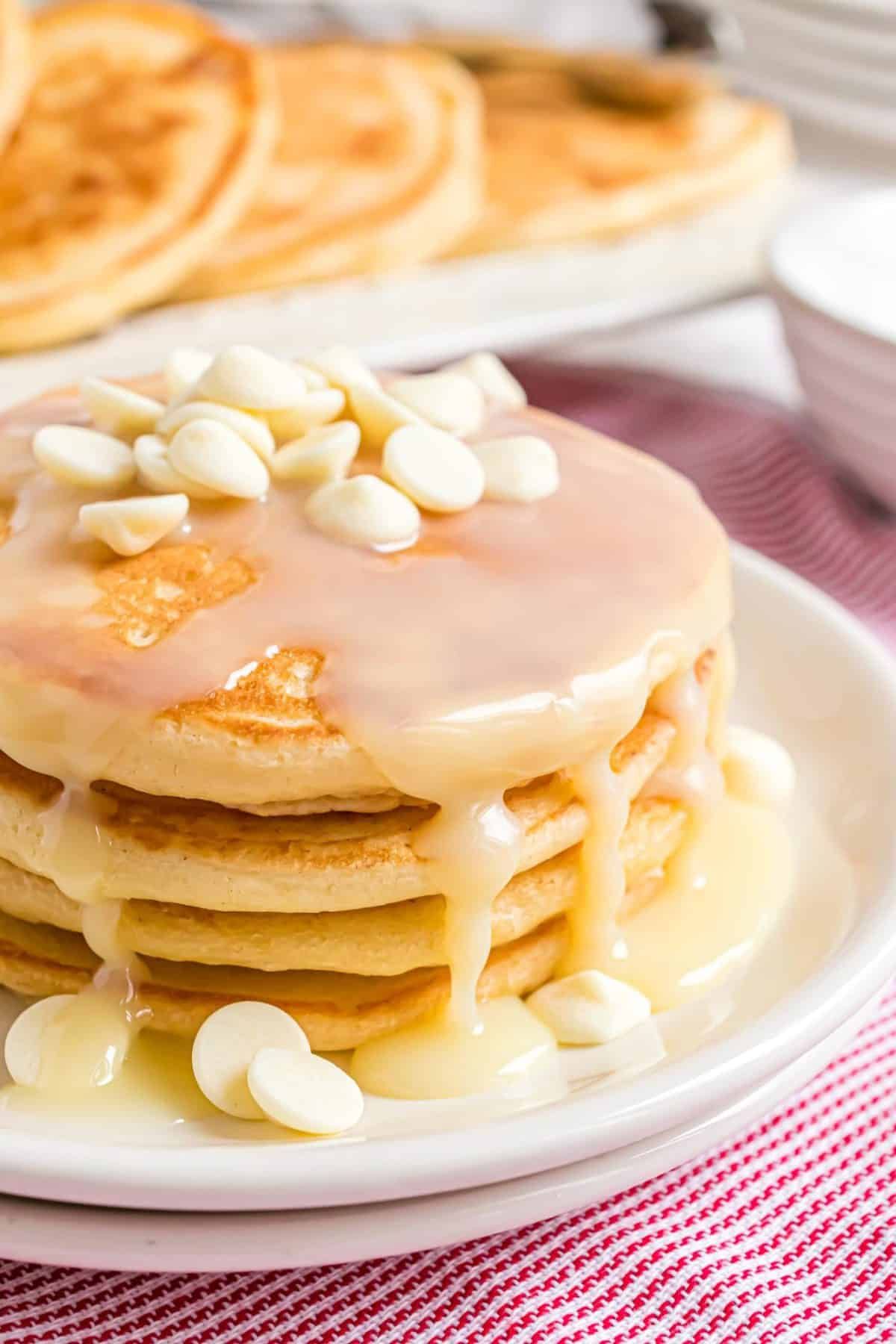 White Chocolate American Pancake